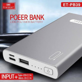 پاوربانک ارلدام مدل ET-PB39 ظرفیت 10000 میلی آمپر ساعت