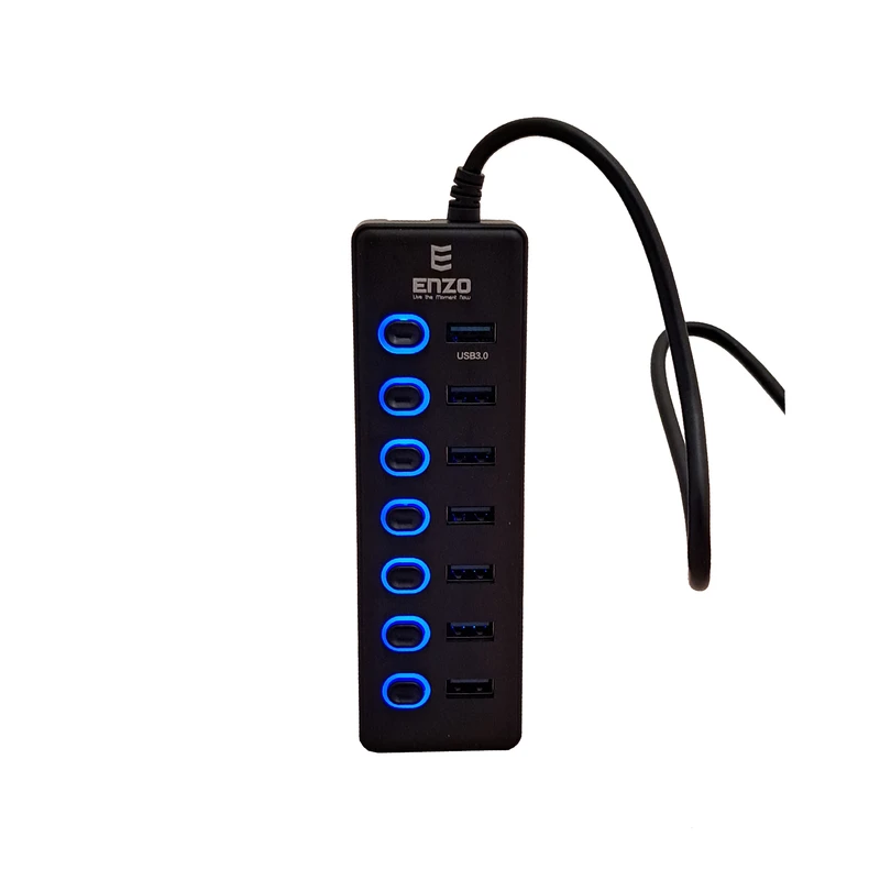 هاب USB 3.0 انزو مدل UH-70A ظرفیت ۷ پورت