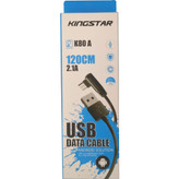 کابل تبدیل USB به microUSB کینگ استار مدل K80 A طول 1.2 متر