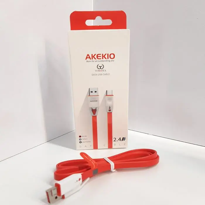 کابل فست شارژ آیفون AKEKIO مدل UC01