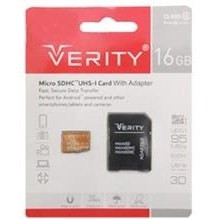 کارت حافظه وریتی مدل UHS-I U1 ظرفیت ۱۶ گیگابایت کلاس ۱۰ با سرعت ۹۵MBps به همراه آداپتور SD