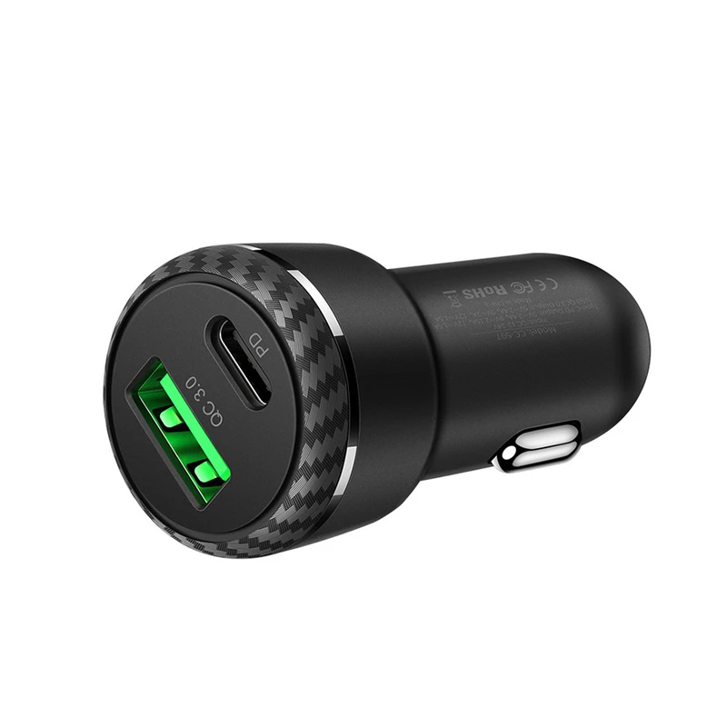 شارژر فندکی مک دودو مدل CC5970 ظرفیت ۳۸ وات فست شارژ