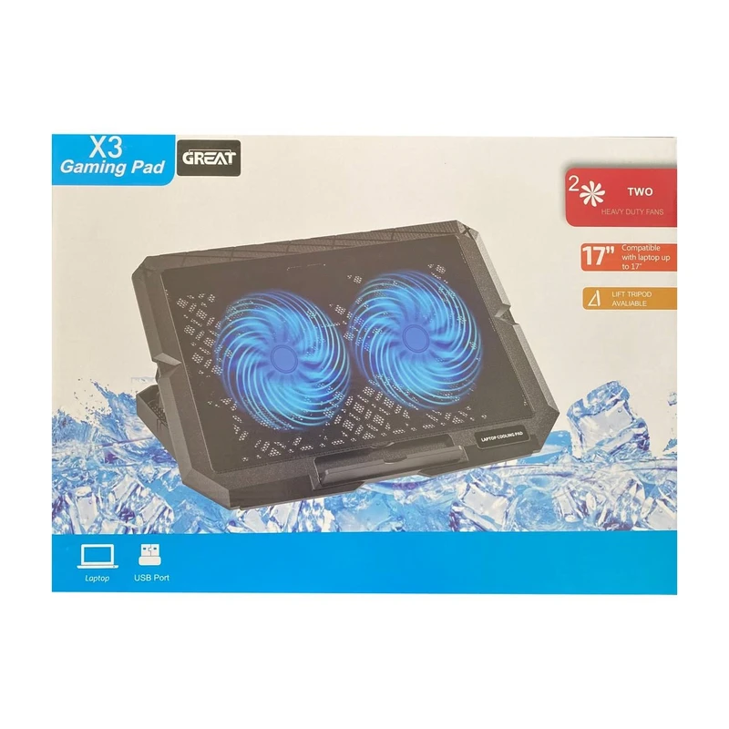 پایه خنک کننده لپ تاپ گریت مدل x3