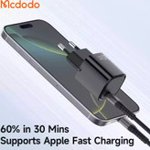 شارژر آداپتور دیواری مینی 30 وات مک دودو مدل MCDODO CH-0081 GaN